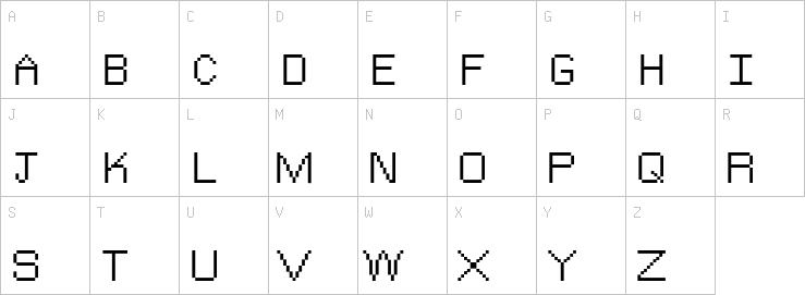 Uppercase characters