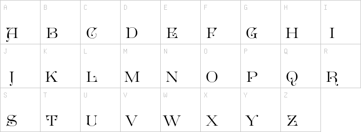 Uppercase characters