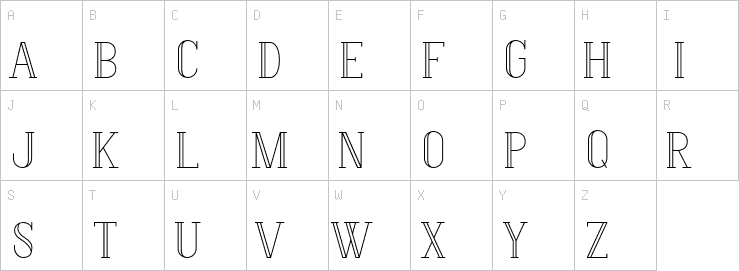 Uppercase characters