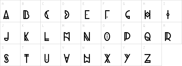 Uppercase characters