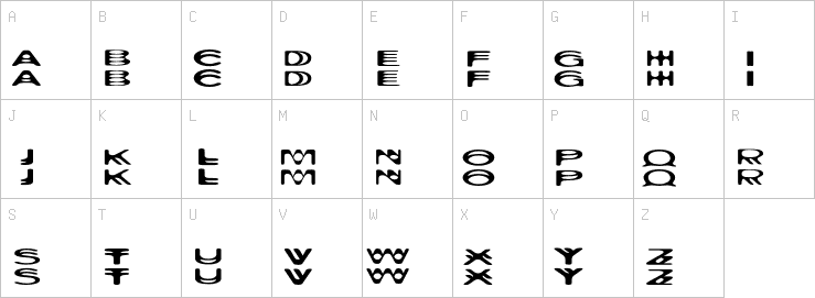 Uppercase characters