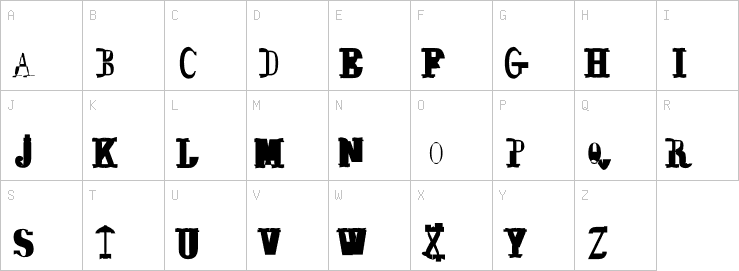 Uppercase characters