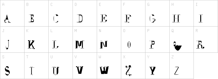 Uppercase characters