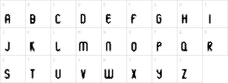 Uppercase characters