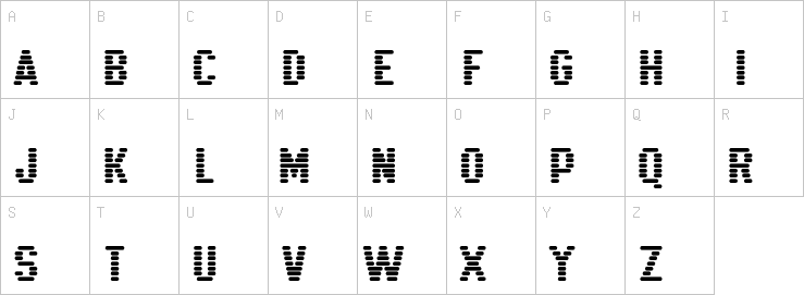 Uppercase characters