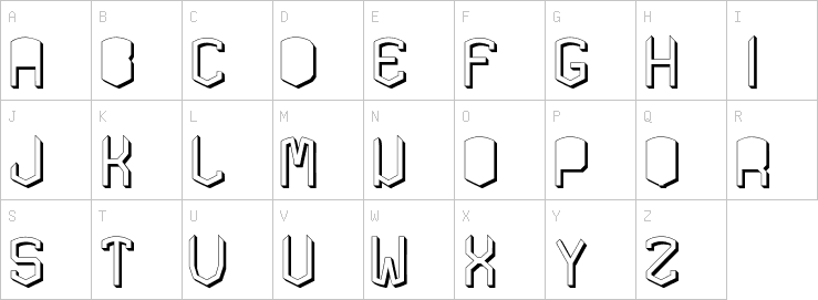 Uppercase characters