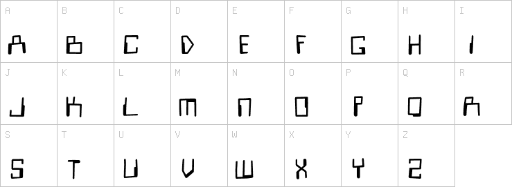 Uppercase characters