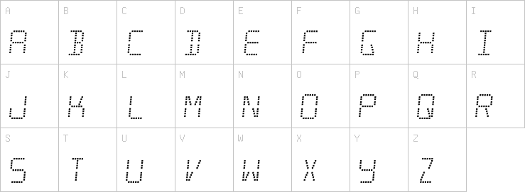 Uppercase characters