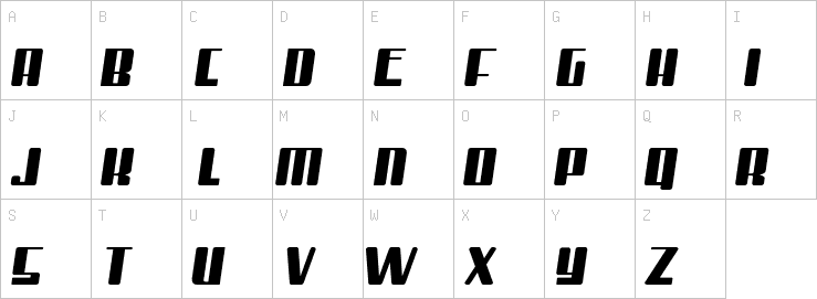 Uppercase characters