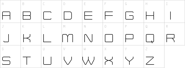 Uppercase characters