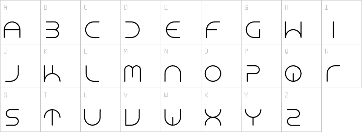 Uppercase characters