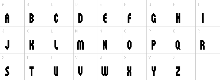 Uppercase characters