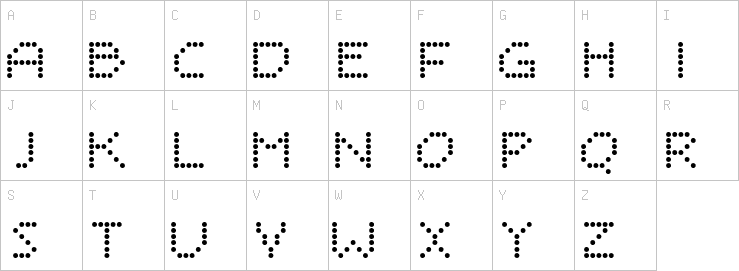 Uppercase characters