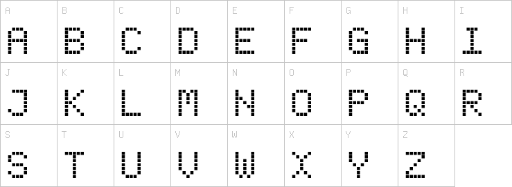 Uppercase characters