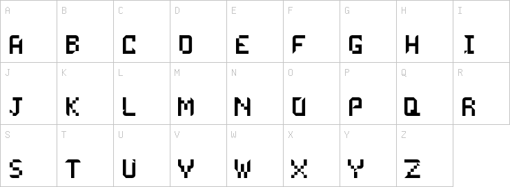 Uppercase characters