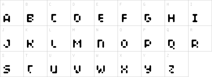 Uppercase characters