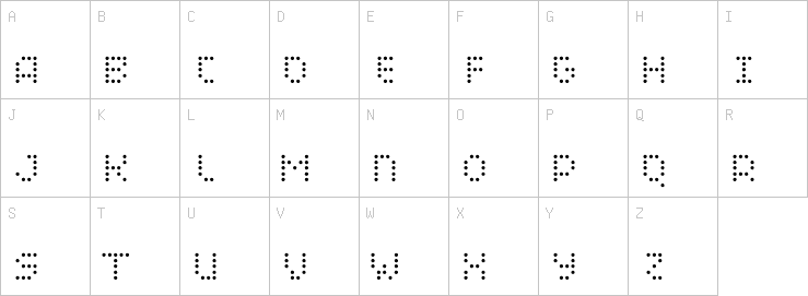 Uppercase characters