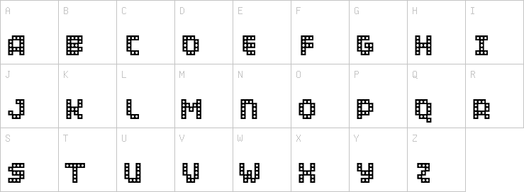 Uppercase characters