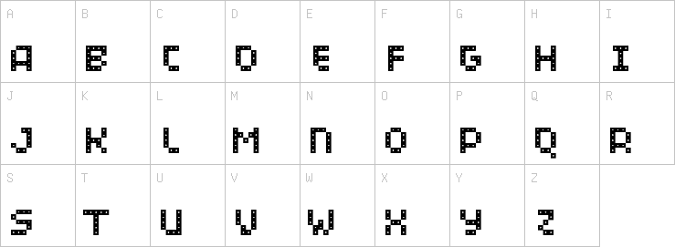 Uppercase characters