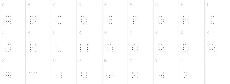 Uppercase characters