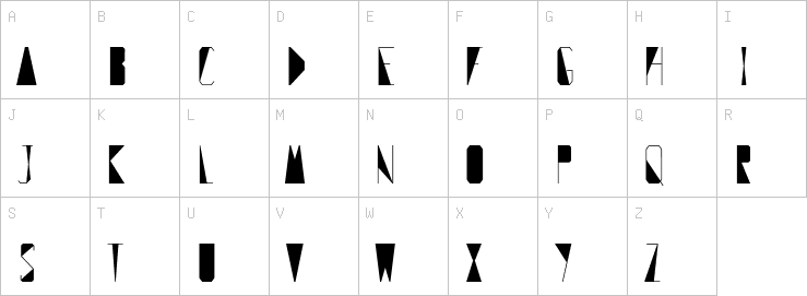 Uppercase characters