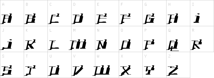 Uppercase characters