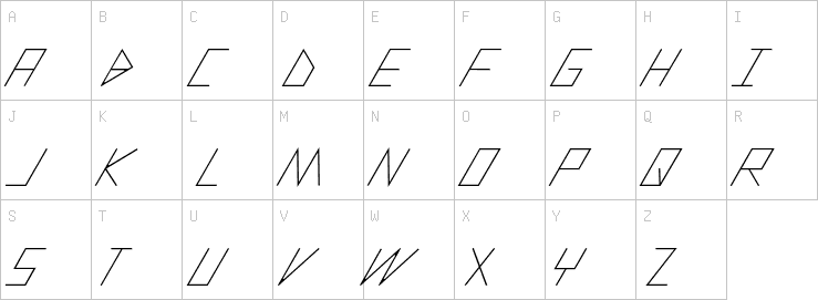 Uppercase characters