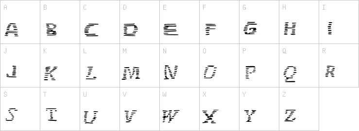 Uppercase characters