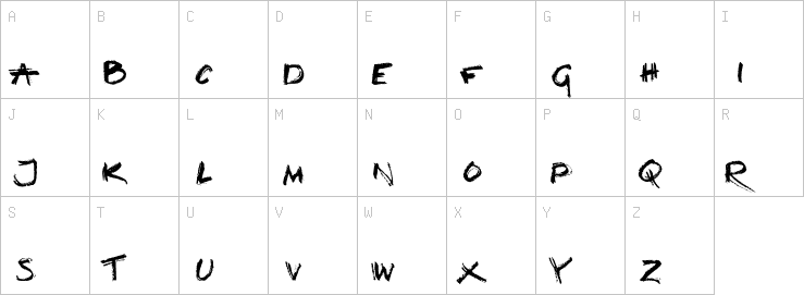 Uppercase characters