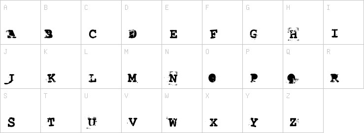 Uppercase characters