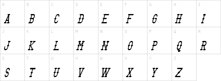 Uppercase characters