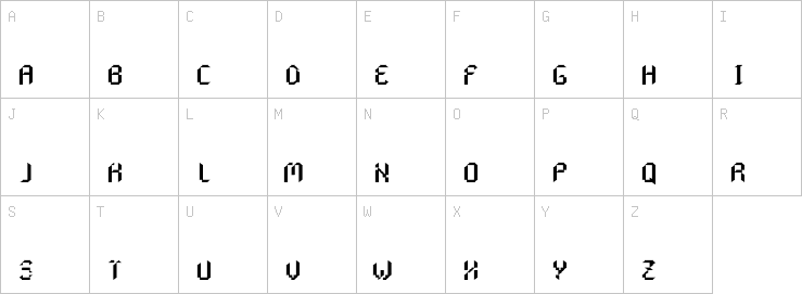 Uppercase characters