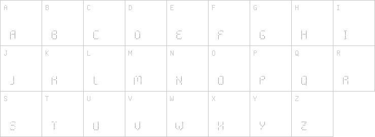 Uppercase characters