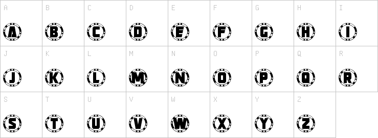 Uppercase characters