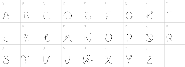 Uppercase characters