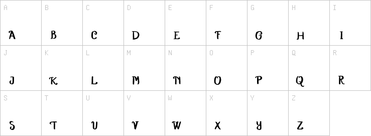 Uppercase characters