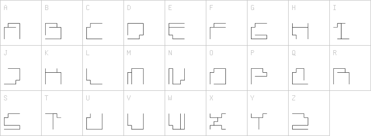 Uppercase characters