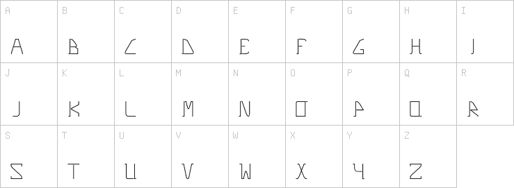 Uppercase characters