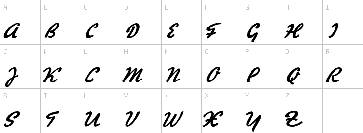 Uppercase characters