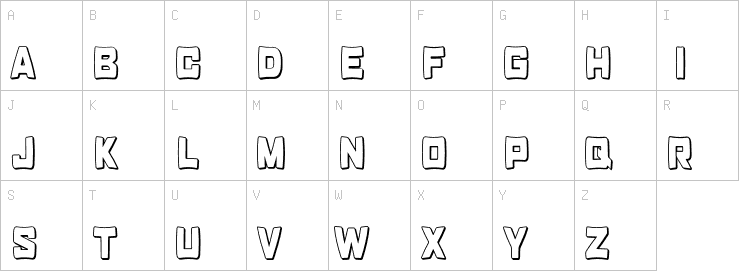 Uppercase characters