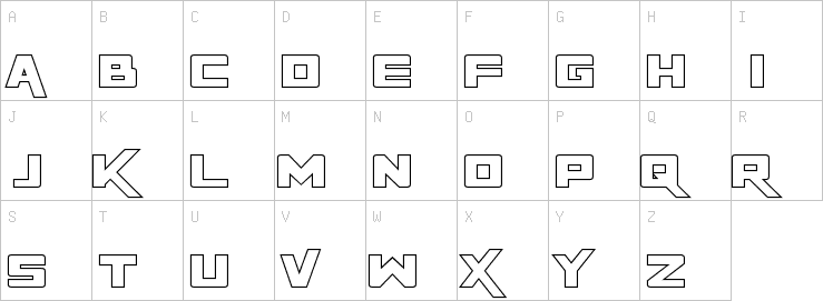 Uppercase characters