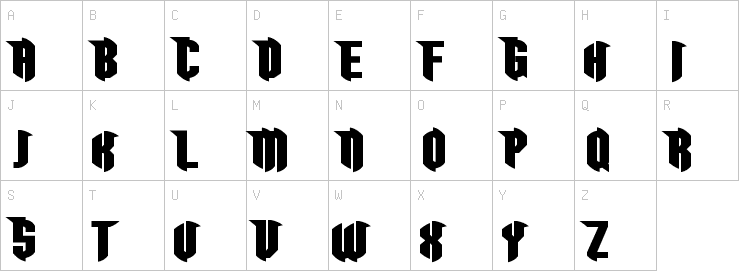 Uppercase characters