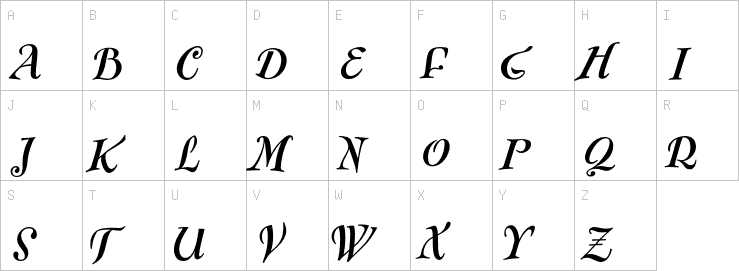 Uppercase characters