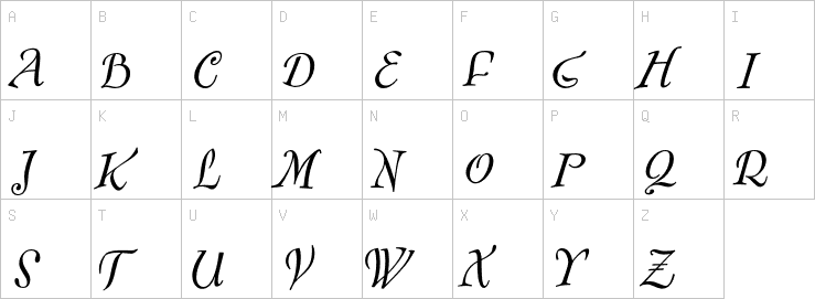 Uppercase characters