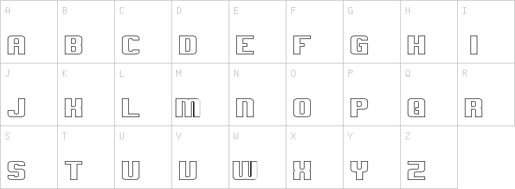 Uppercase characters