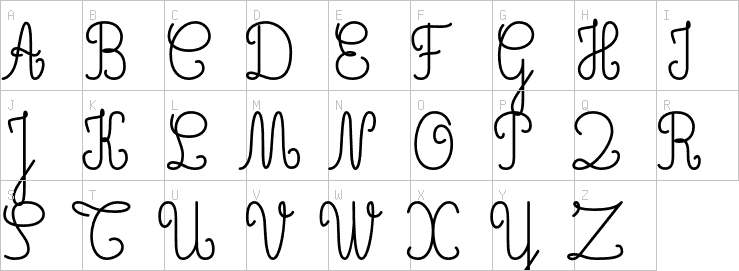 Uppercase characters