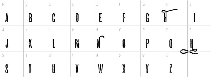 Uppercase characters