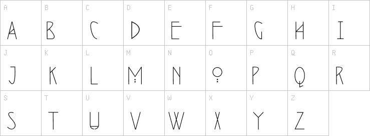 Uppercase characters