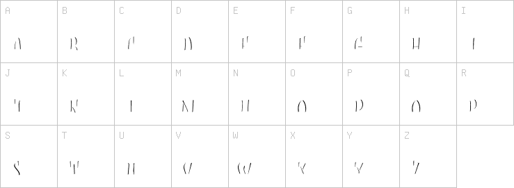 Uppercase characters