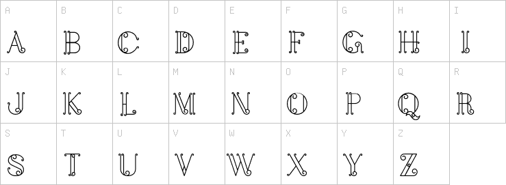 Uppercase characters